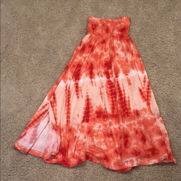 Poof Girl Strapless Maxi Dress - Picture 1 of 2